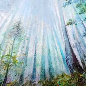 tableau peinture Acrylique - La forêt