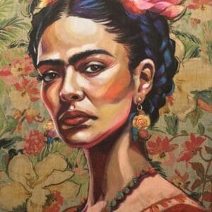 Frida Kahlo painting