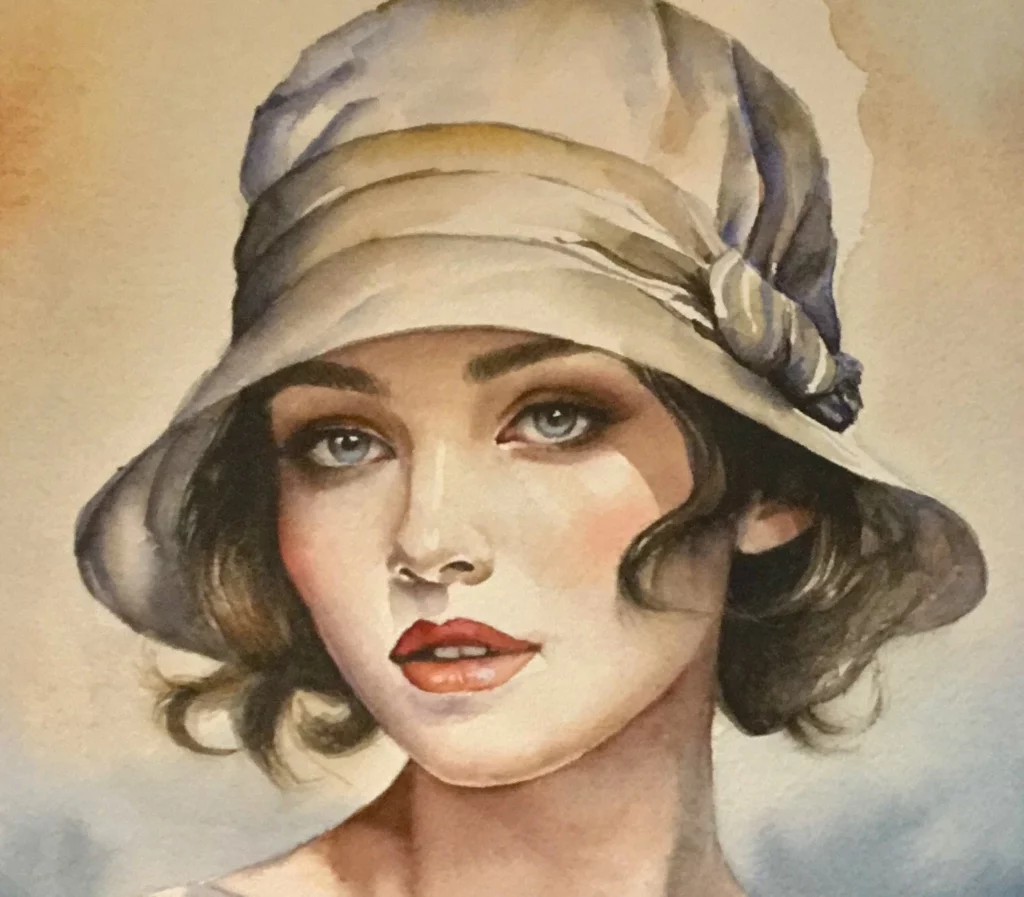 portrait personnalisé aquarelle