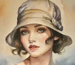 portrait personnalisé aquarelle