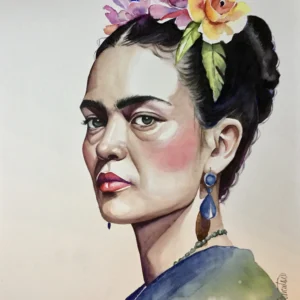 Frida Kalho aquarelle