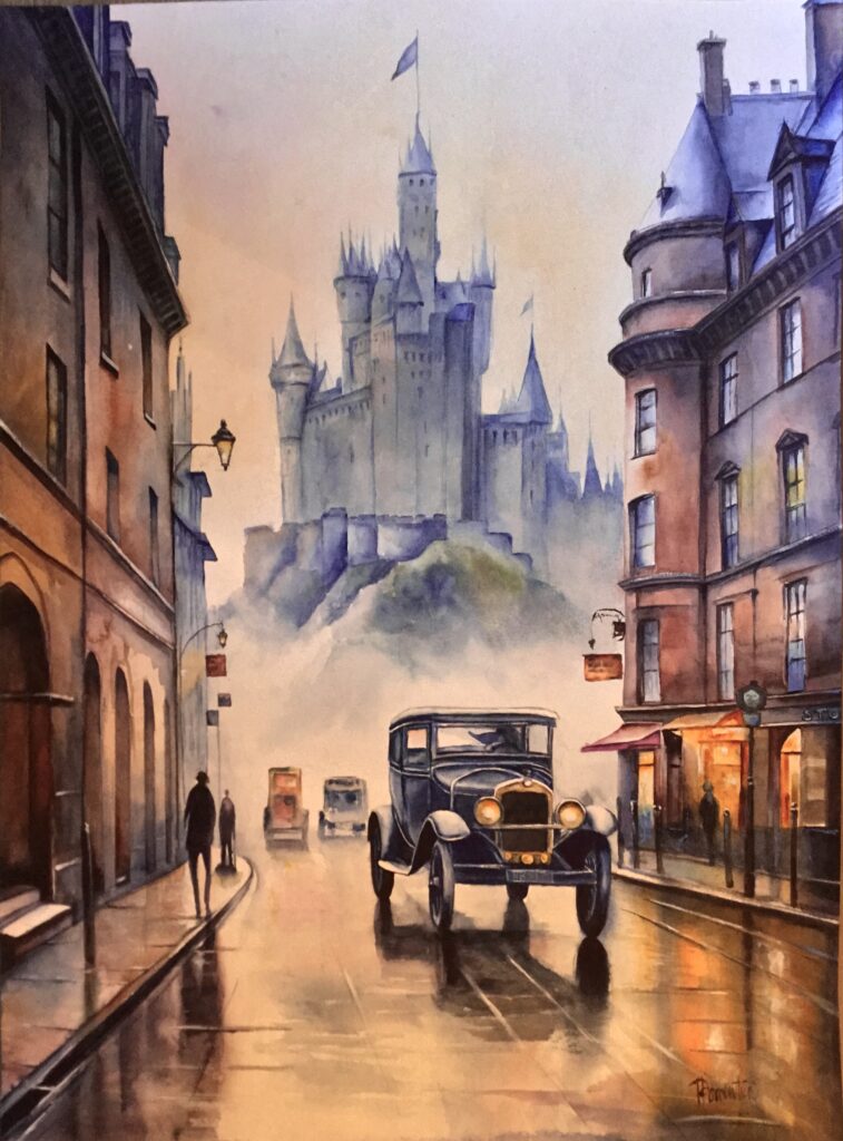 chateau edimbourg pendant les années folles